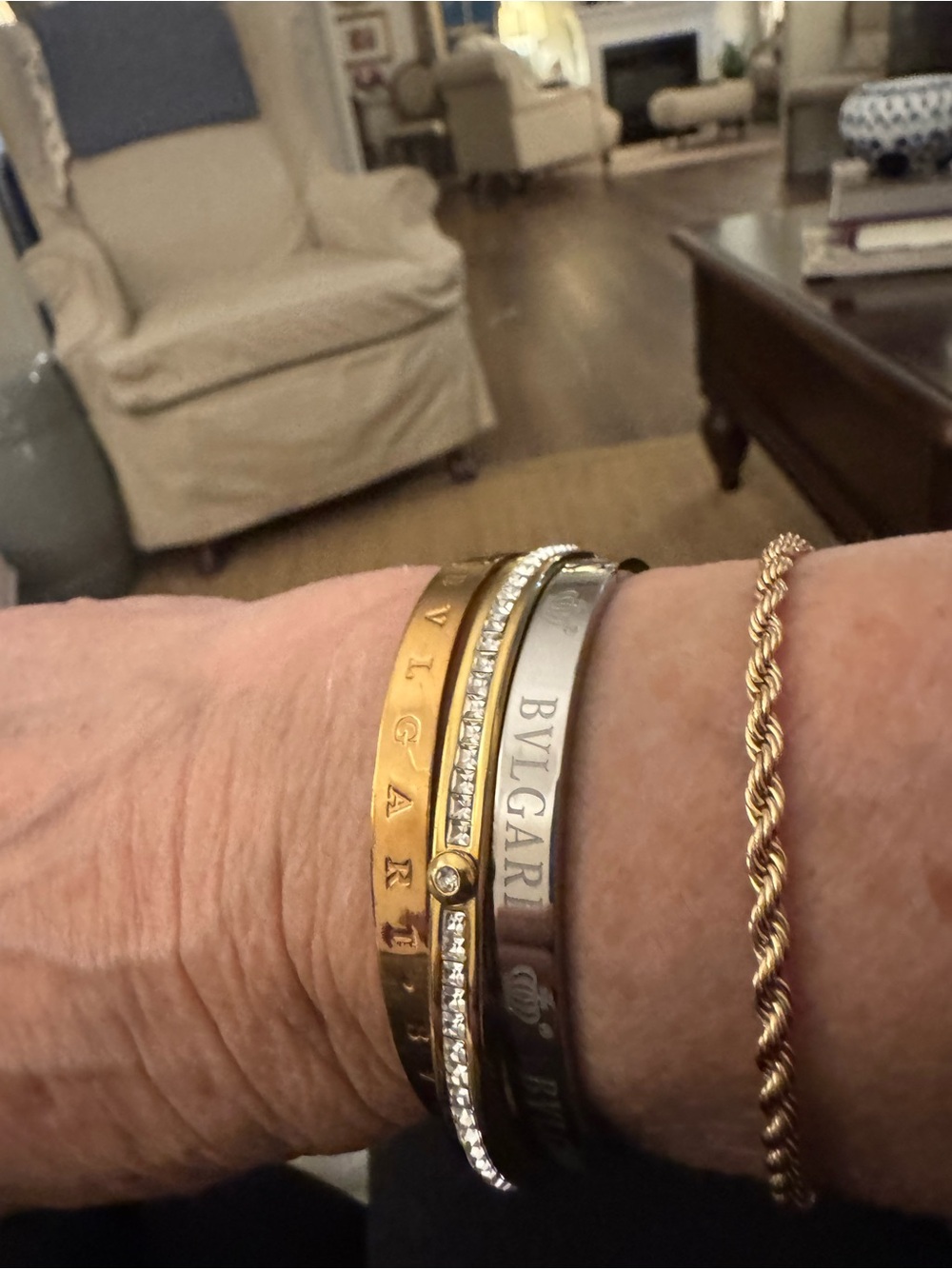 💛🩷 BVLGARI ROSE GOLD METAL B. Zero 1 ESSENTIAL BRACELET! 💛🩷